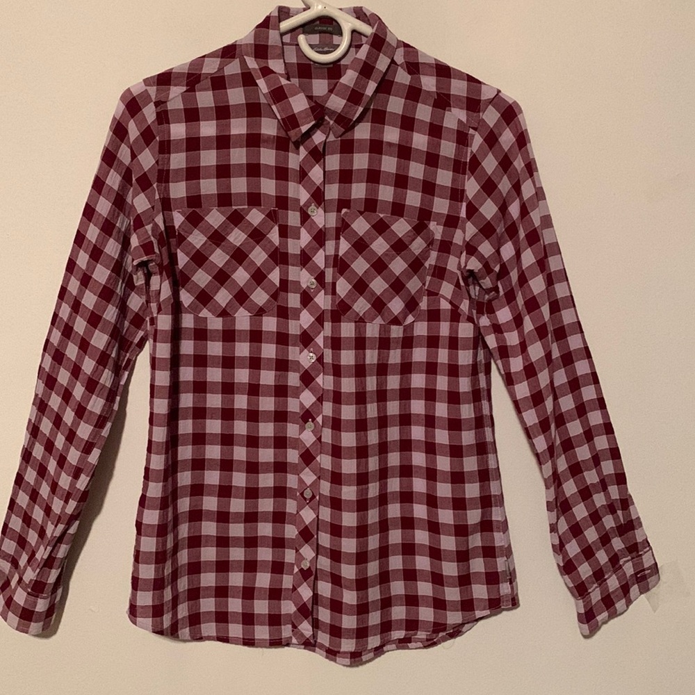 Eddie Bauer Womens Button Down Long Sleeve Shirt